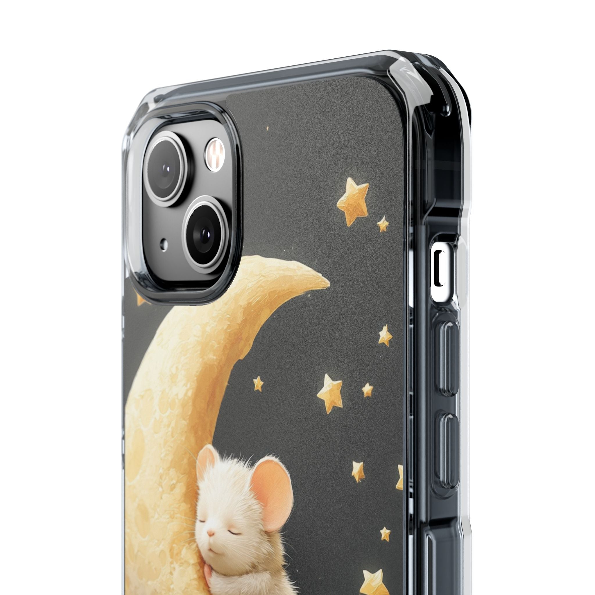 Moon Cradles Mouse iPhone Case - Impact
