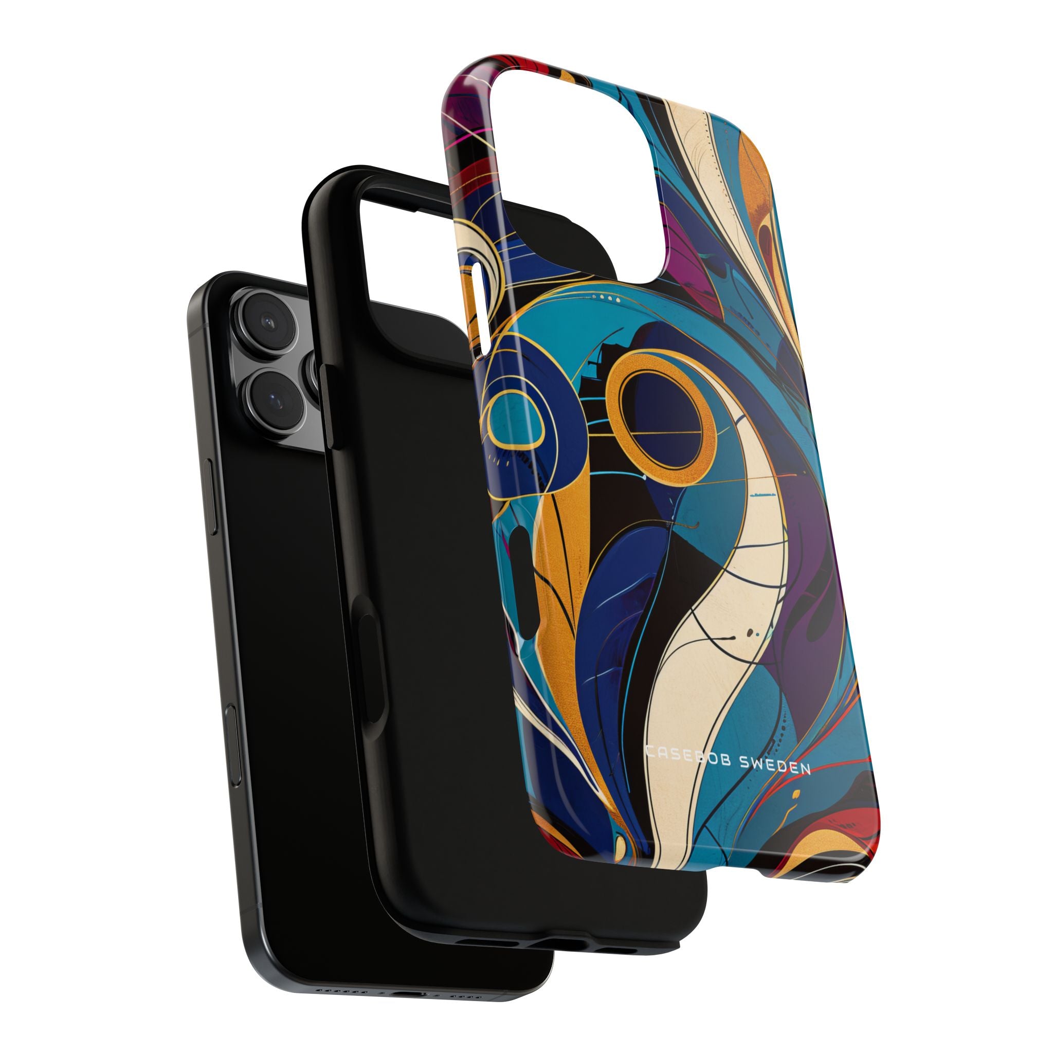 Vintage Vortex Harmony iPhone 16 - Tough Phone Case