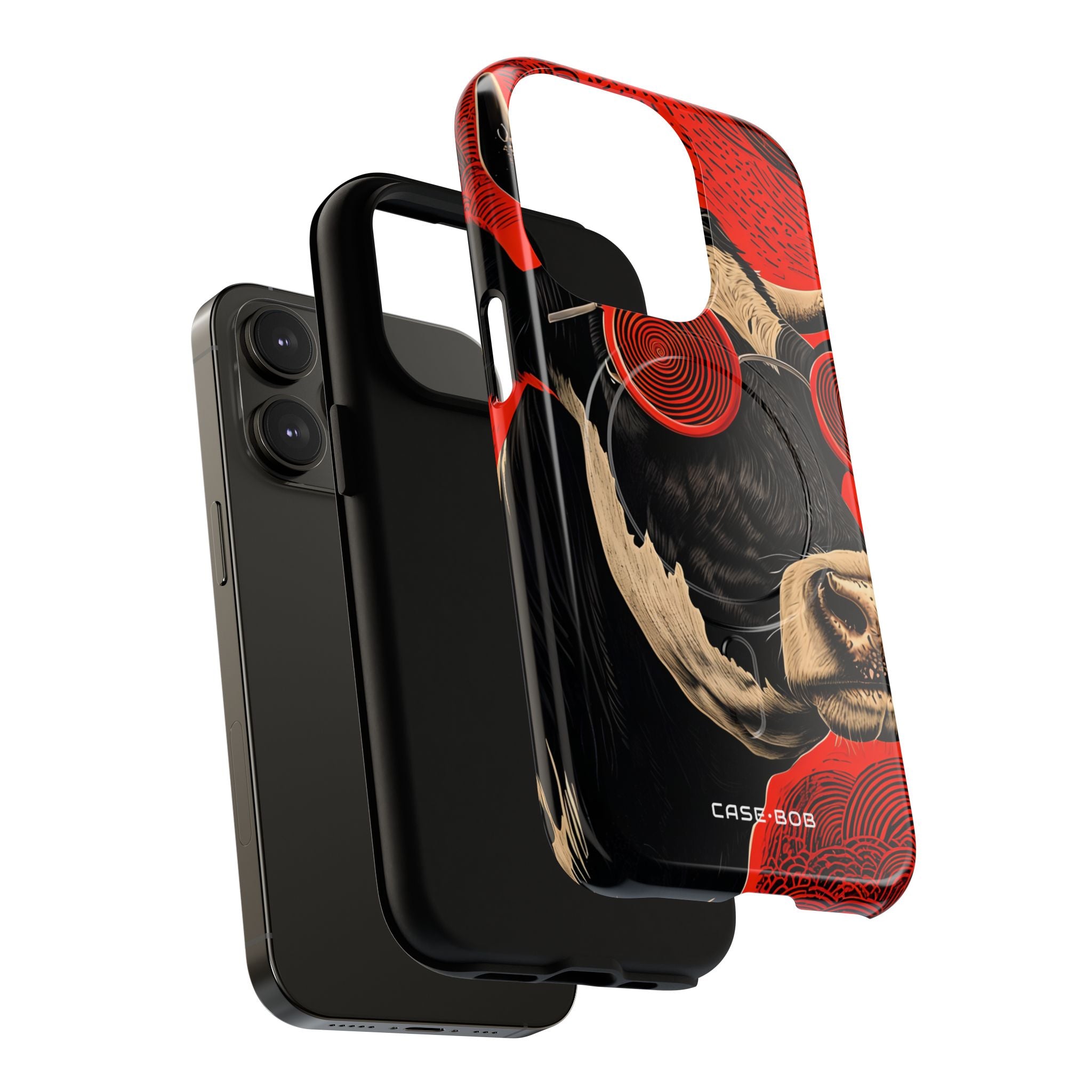 Hypnotic Cow iPhone 14 Pro Case - Tough+