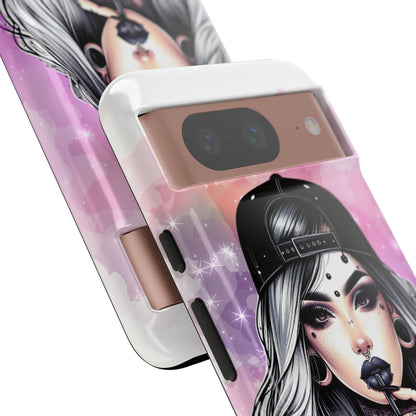 Silver Sip Nebula Google Pixel 8 Case - Tough