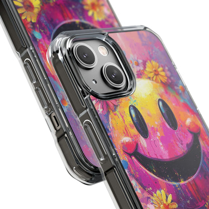 Joyful Smile Blooms iPhone Case - Impact