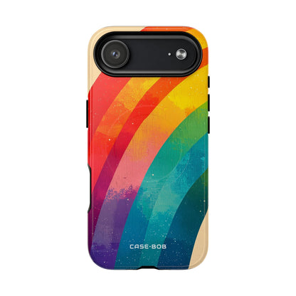 Textured Rainbow Arc iPhone 17 Air Case - Tough+