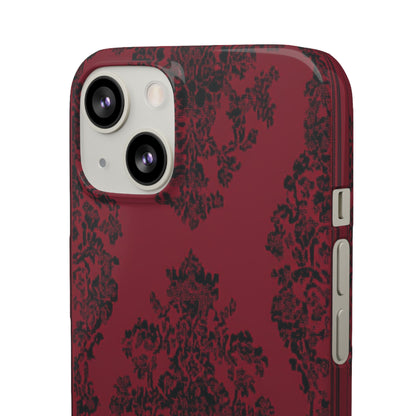 Gothic Crimson Elegance iPhone 13 - Slim Phone Case