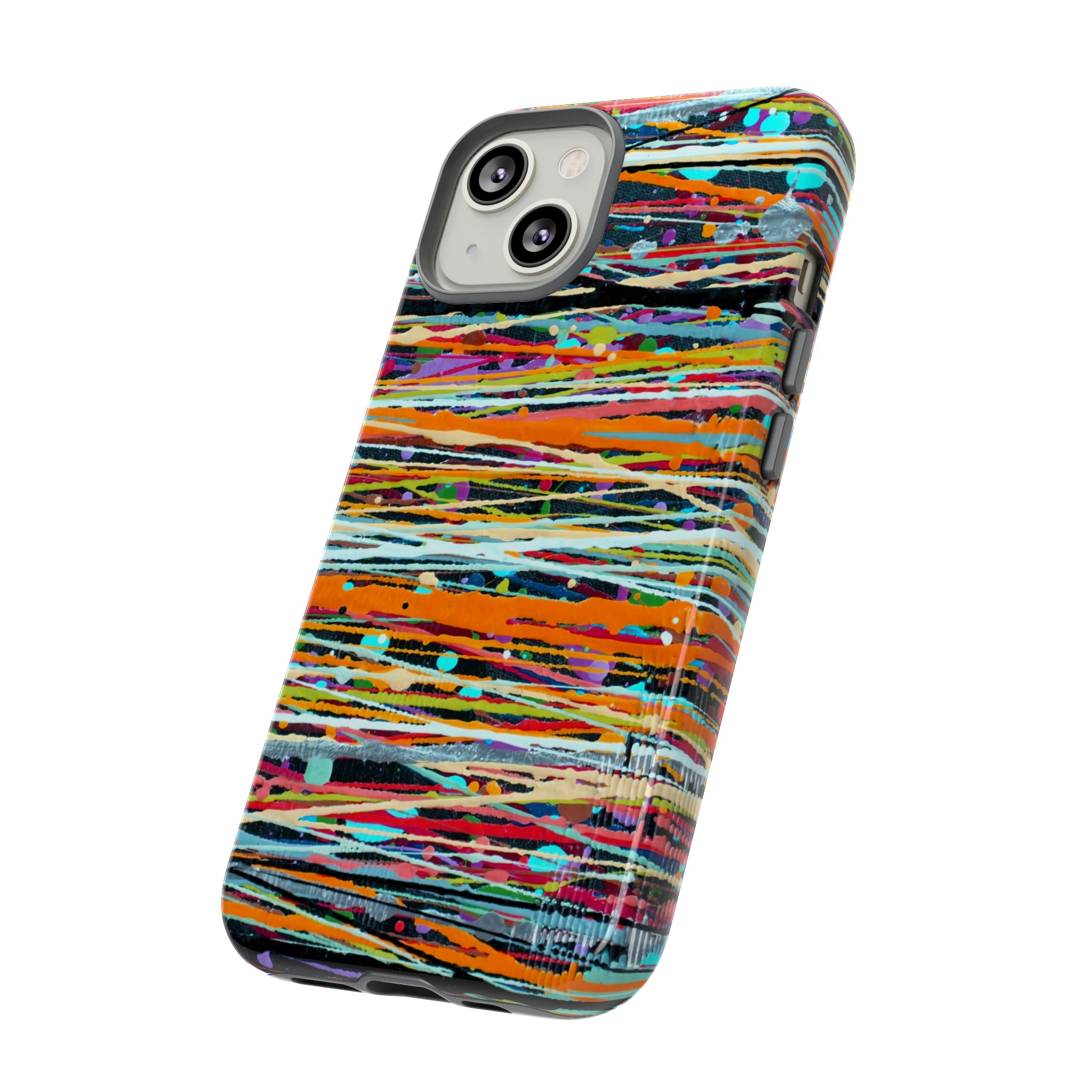 Oil painting - Stripe - Protective Phone Case