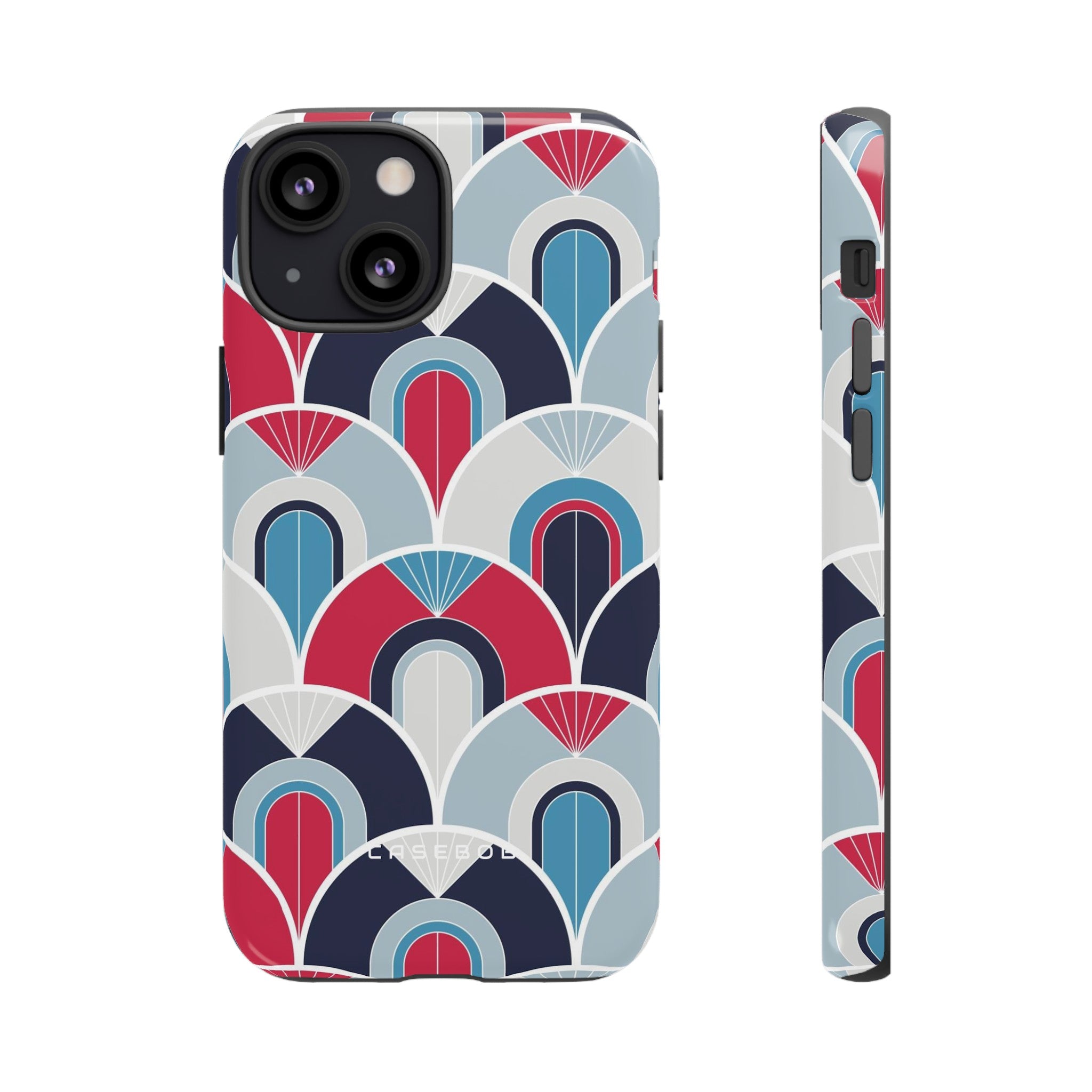 Blue Retro - Protective Phone Case