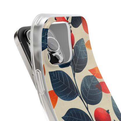 Autumn Nature Pattern - Flexi iPhone 16 Phone Case