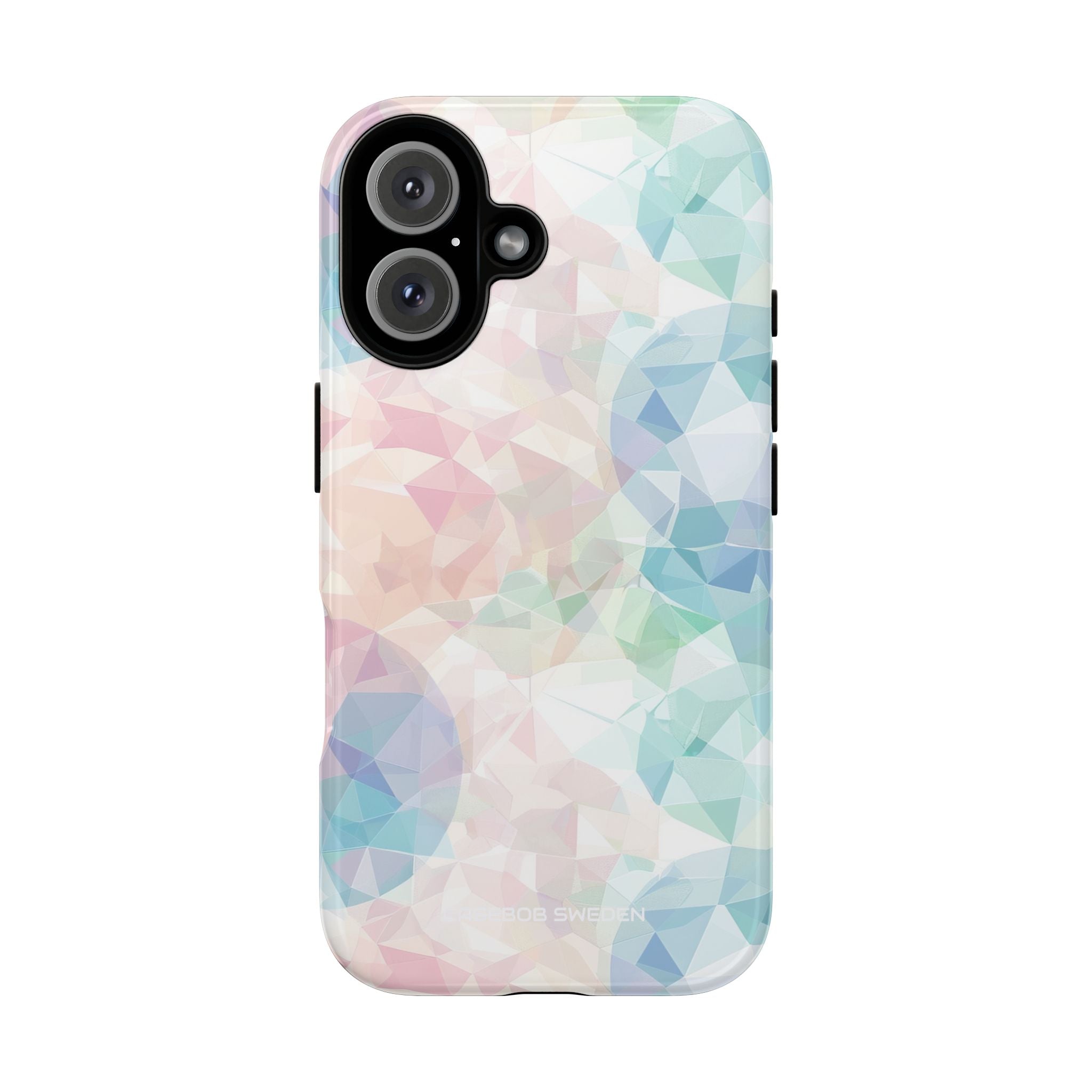 Pastel Geometry Background - Tough iPhone 16 Phone Case