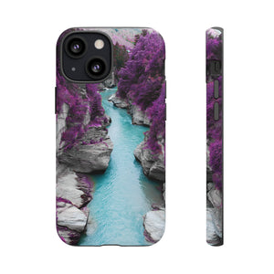 Purple Pine Forest - Protective Phone Case