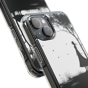 Solitary Serenity - Phone Case for iPhone (Clear Impact - Magnetic)