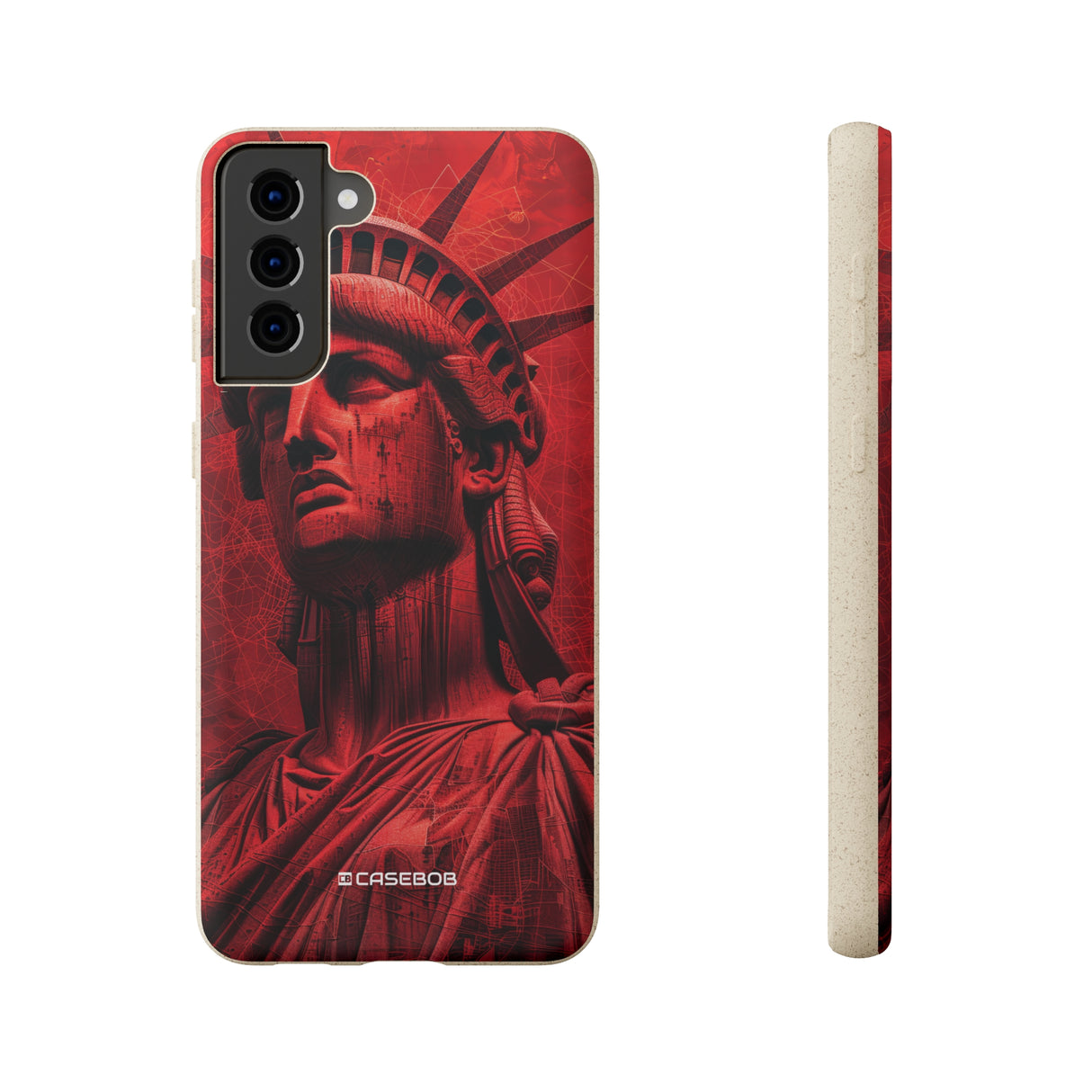 Red Liberty Revolution | Biodegradable Phone Case