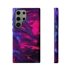 Deep Purple Ink Art - Protective Phone Case