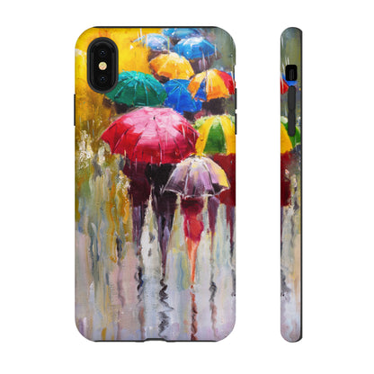 Oil Painting - Rainy Day - Protective Phone Case