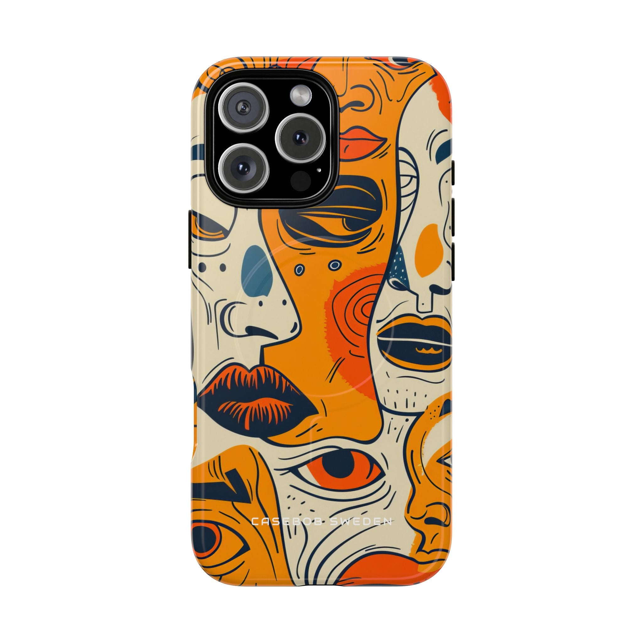 Gradient Face Mosaic iPhone 16 | Tough+ Phone Case