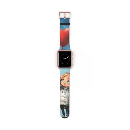Heart Balloon Glow - Watch Band