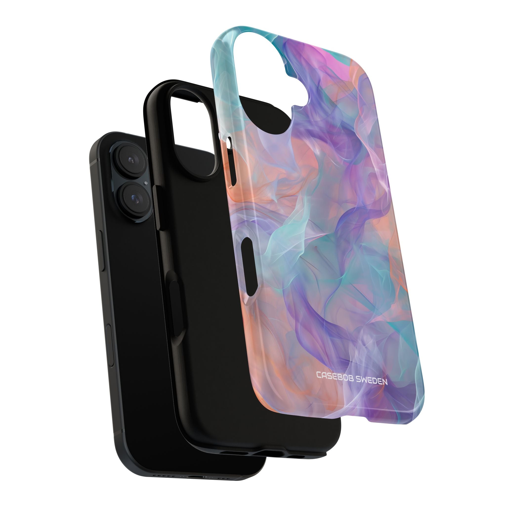 Dreamy Teal Flow - Tough iPhone 16 Phone Case