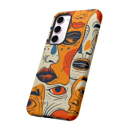 Gradient Face Mosaic Samsung S23 - Tough Phone Case