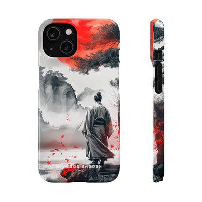 Zen Harmony: Japanese Serenity in Motion iPhone 14 - Slim Phone Case