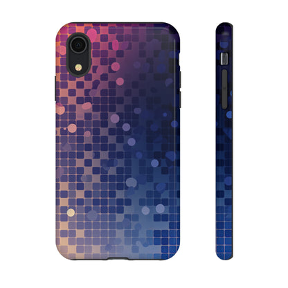 Azure Square: Blue Gradient - Protective Phone Case