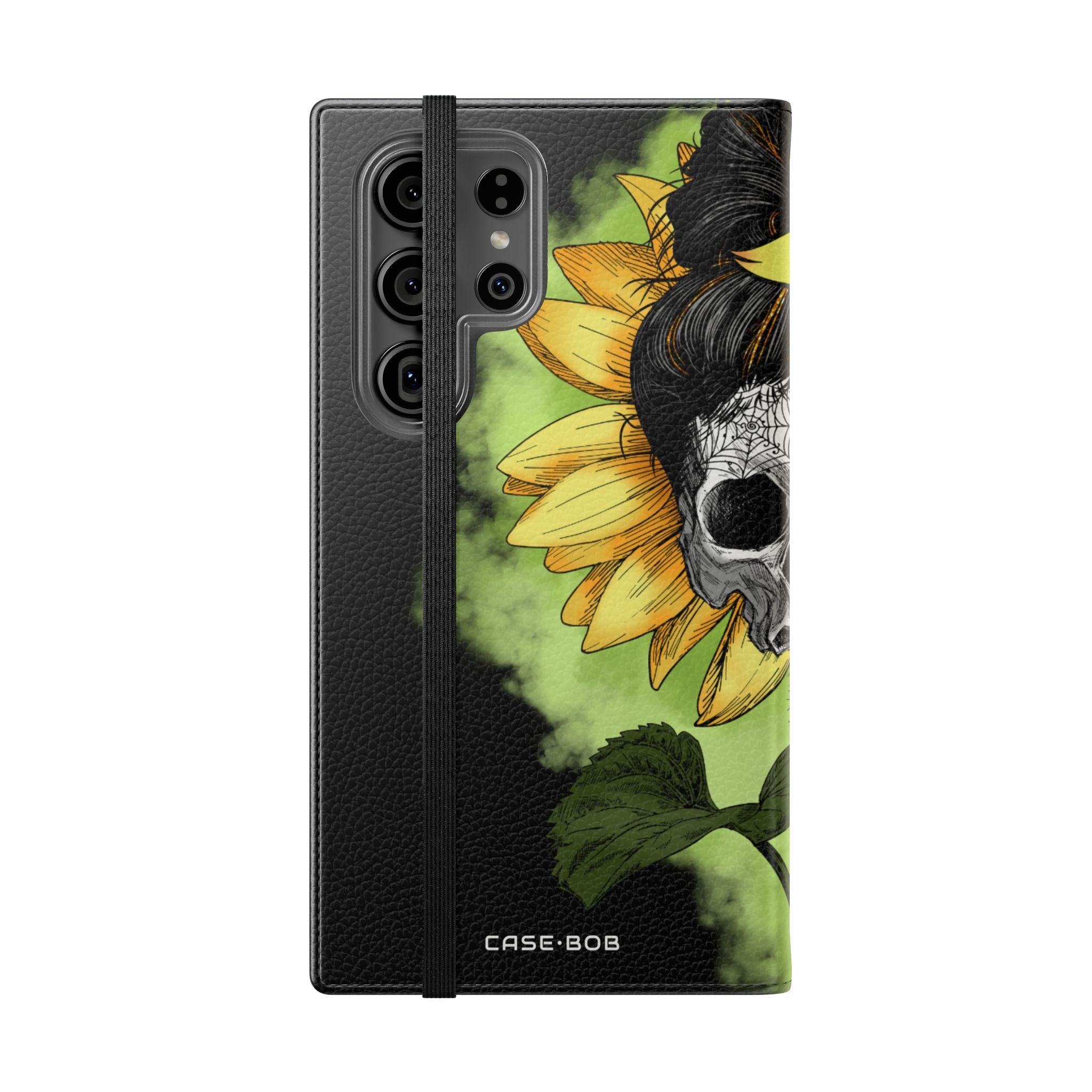 Skull Sunflower - Samsung S23 Ultra Case - Wallet