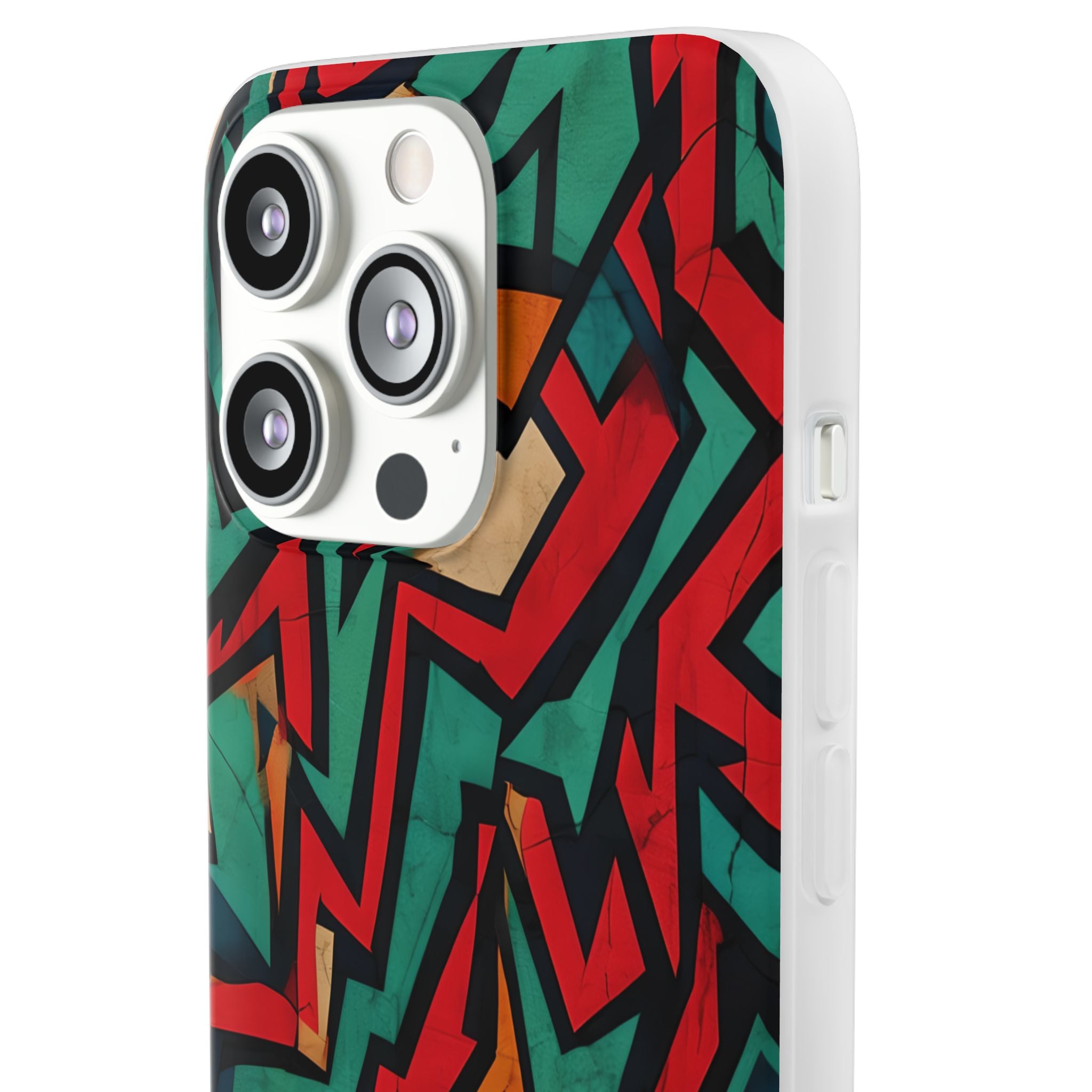 Crimson Zigzag iPhone 13 Pro - Soft