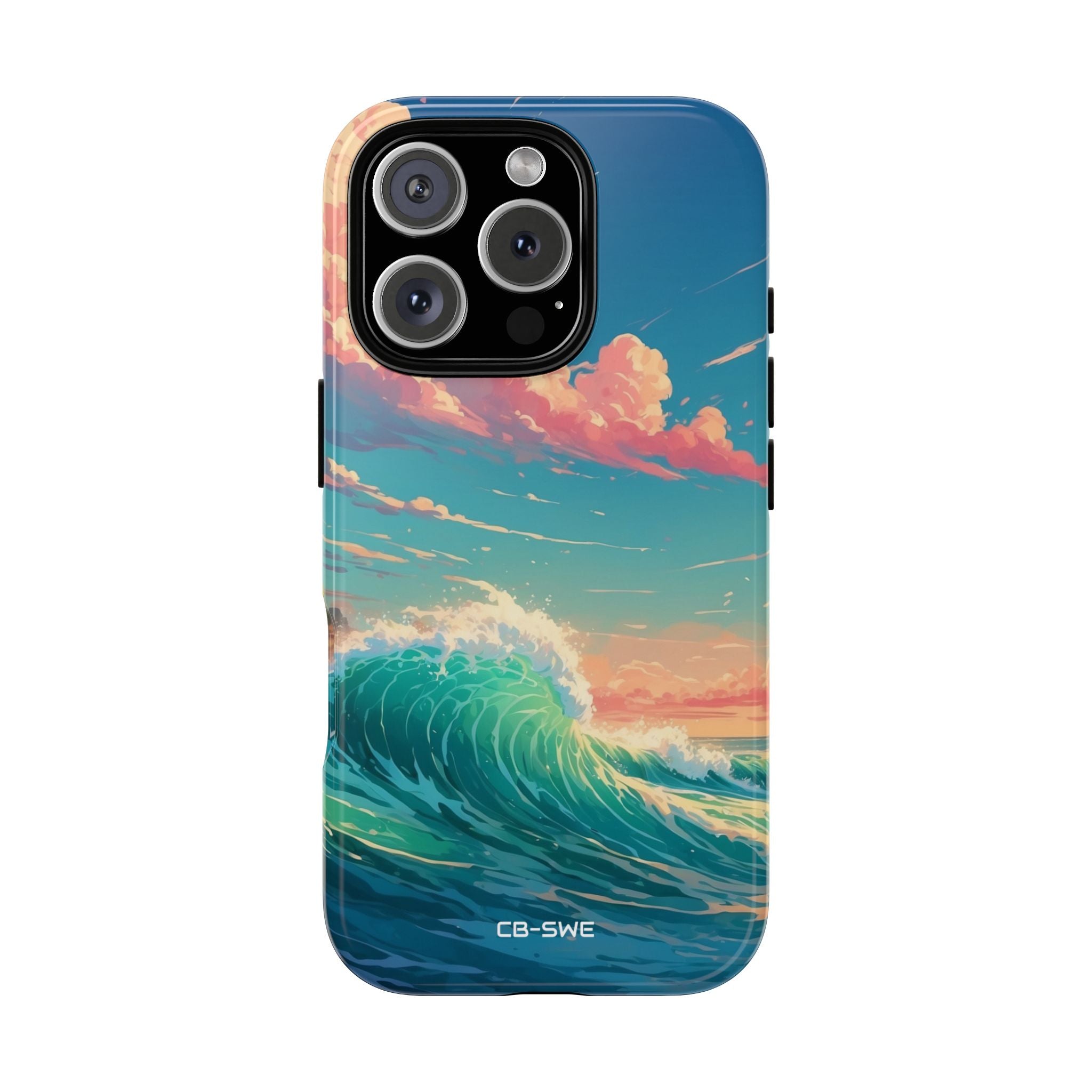 Waves Embrace Sunlight - iPhone Case