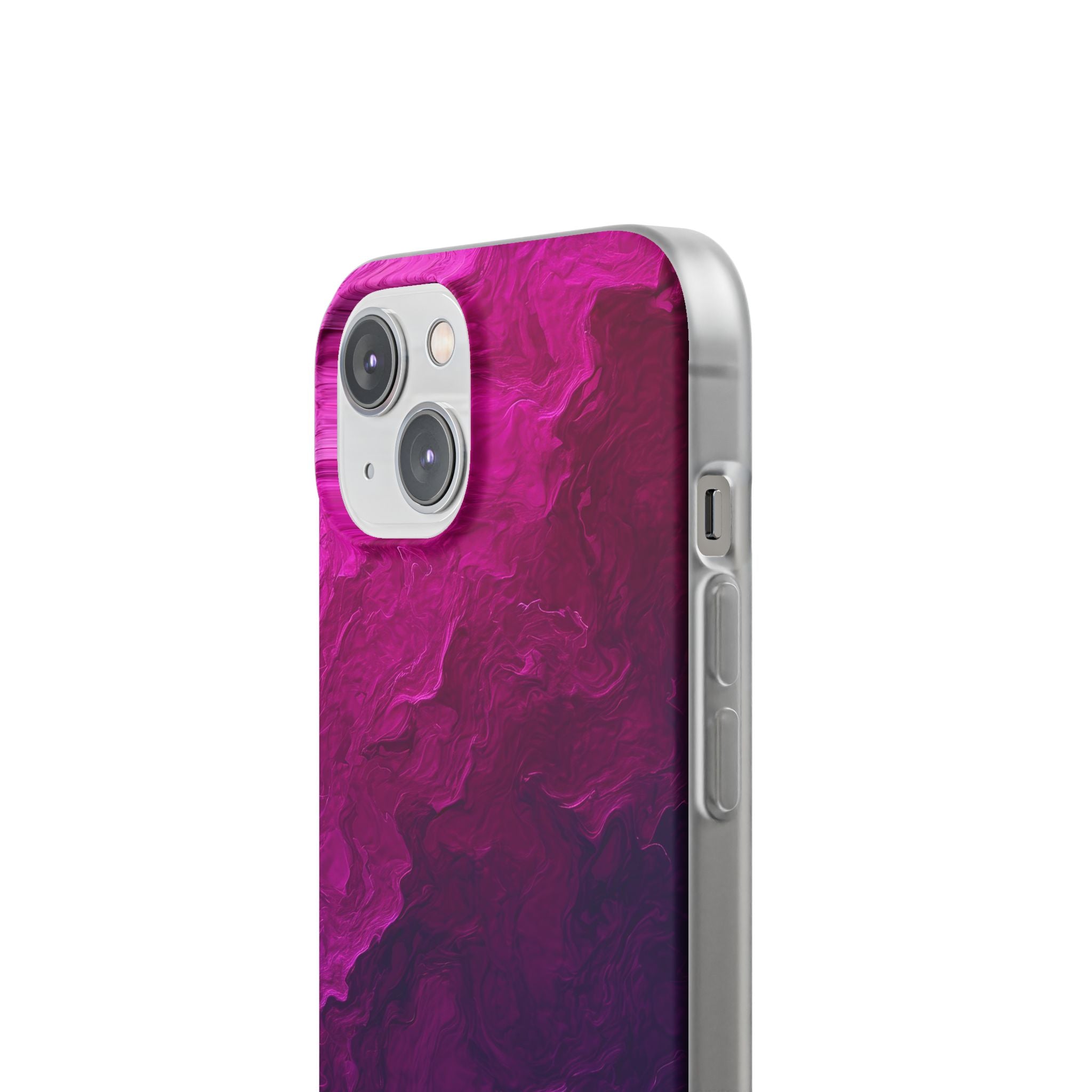 Violet Swirl iPhone 14 Case - Soft