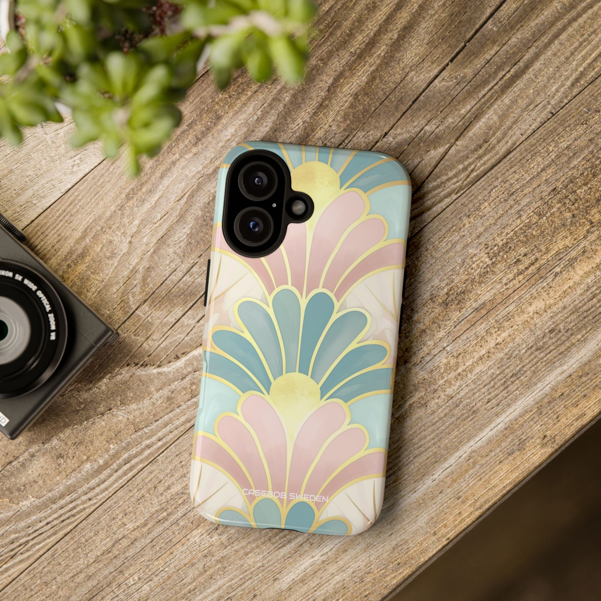 Pastel Deco Elegance - Tough iPhone 16 Phone Case