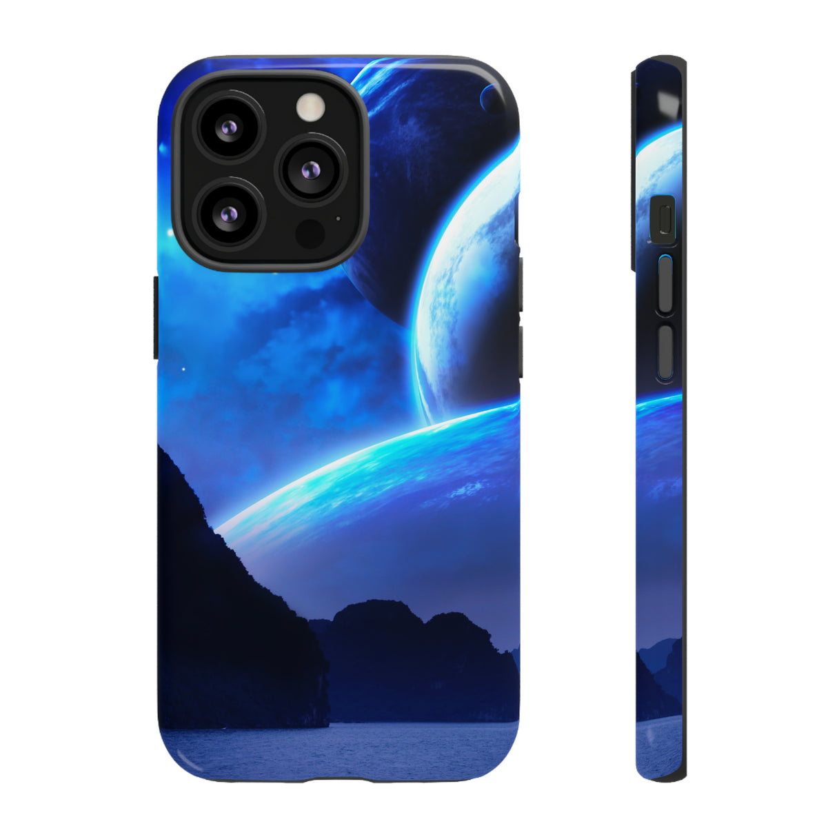 Fantasy Planet Nebula - Protective Phone Case