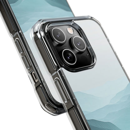 Teal Mist Mountains iPhone 14 Pro Case - Impact