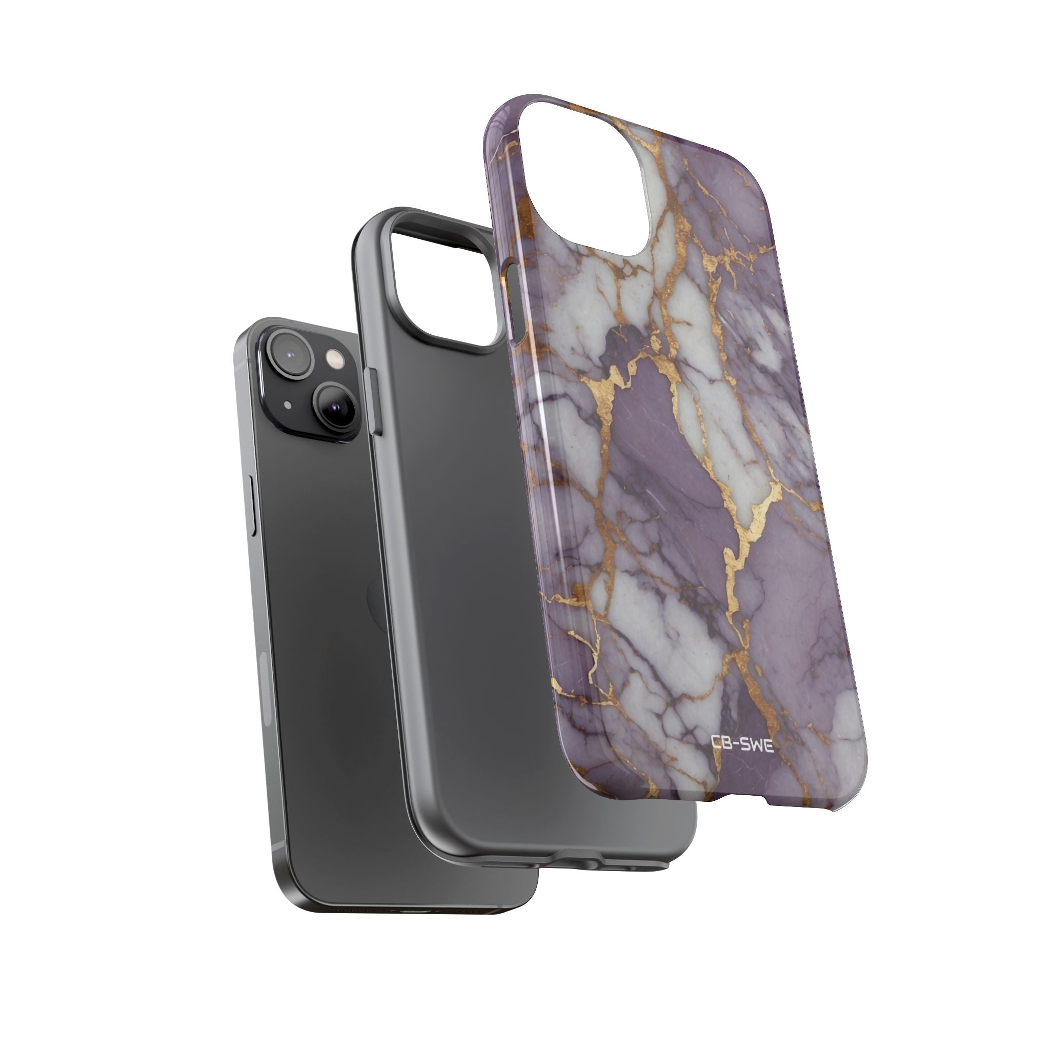 Lavender Veins Flow - iPhone Case
