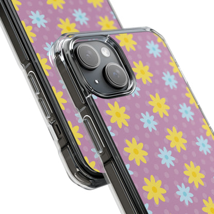 Flower Dots Dance iPhone Case - Impact