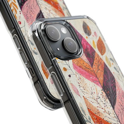 Vibrant Leaves Dance iPhone Case - Impact