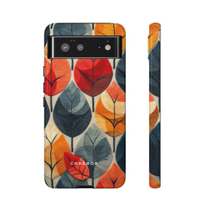 Scandinavian Leafy Serenity - Protective Phone Case