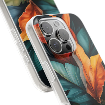 Tropical Leafburst iPhone 16 Pro Case - Soft