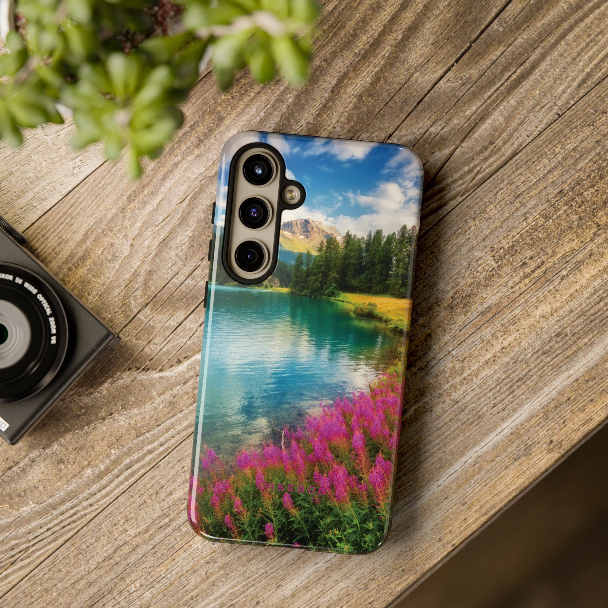 Azure Alpine Lake Phone Case - Protective Phone Case