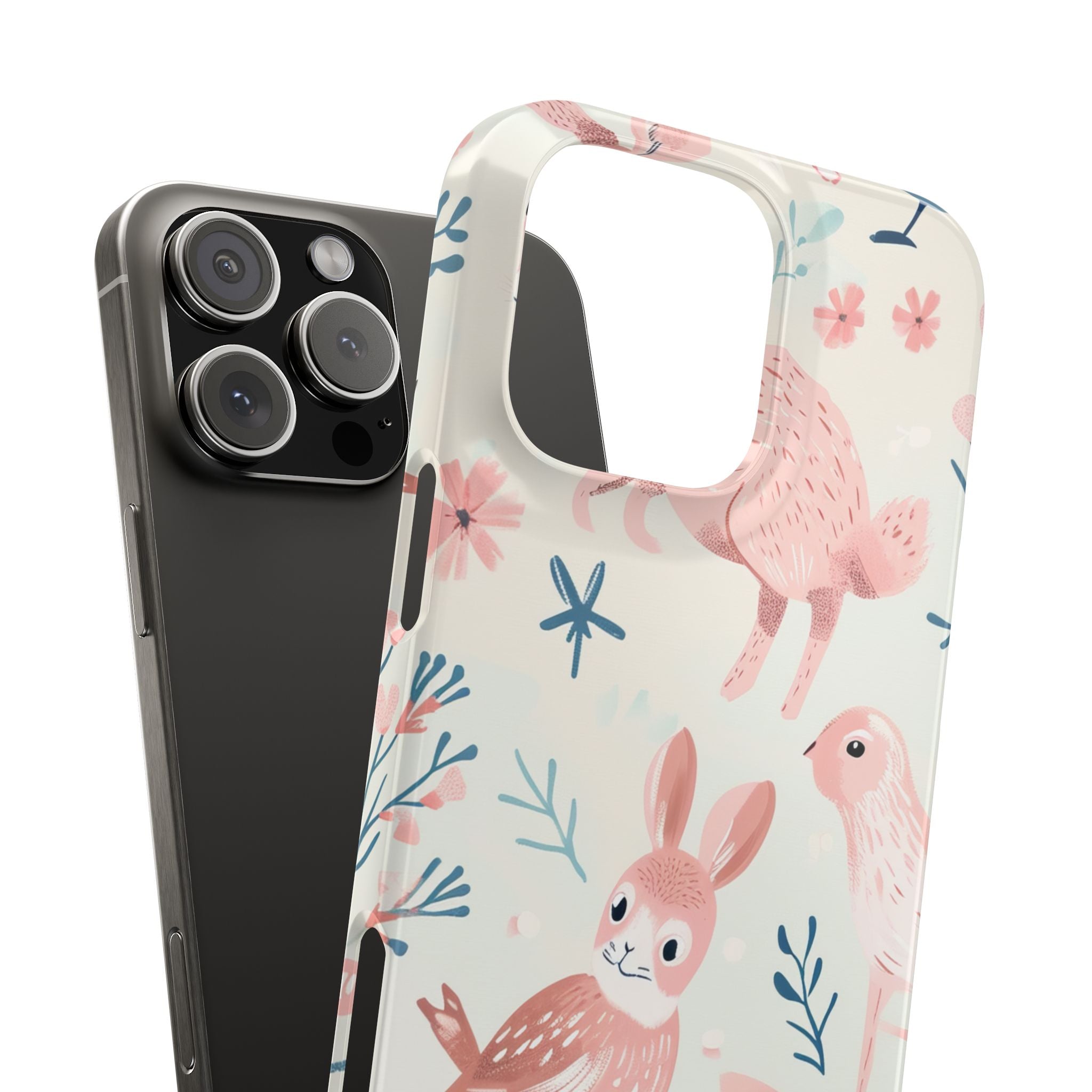 Pastel Whimsical Nature - Slim iPhone 16 Phone Case