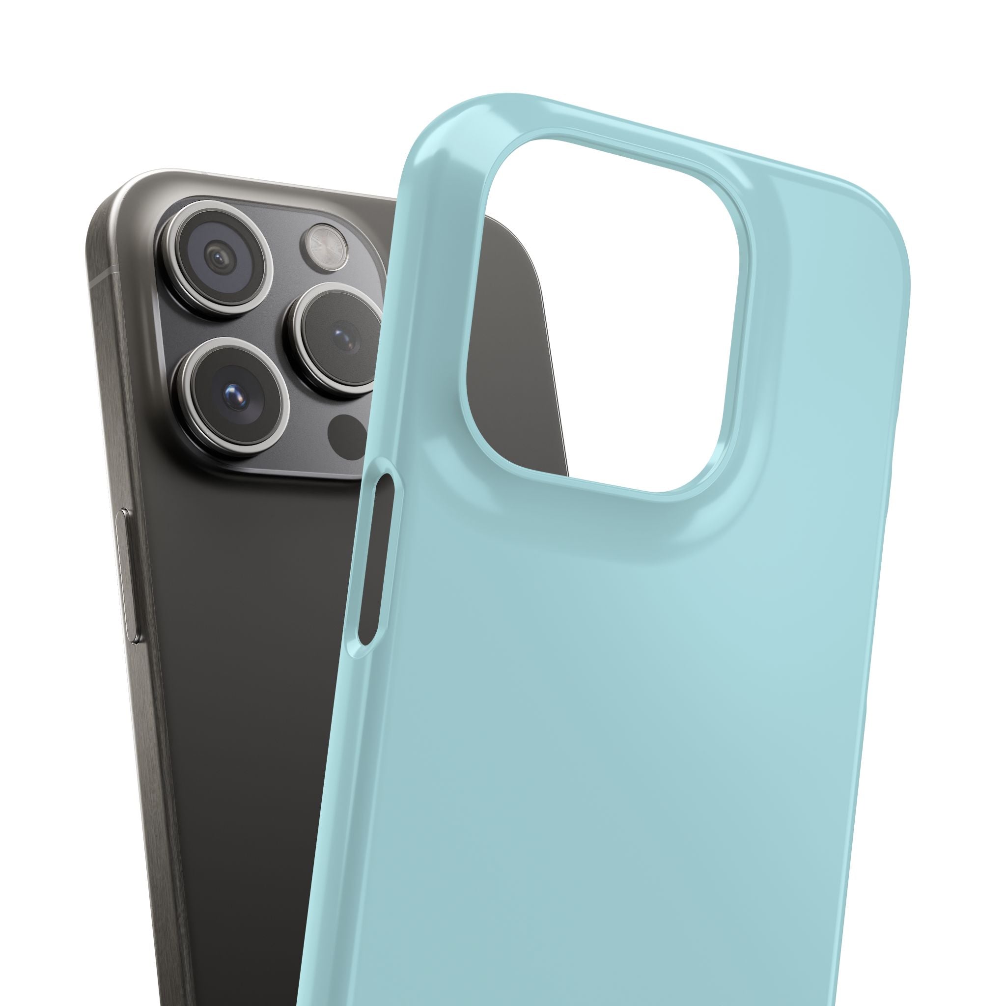 Powder Blue iPhone 15 - Slim Phone Case