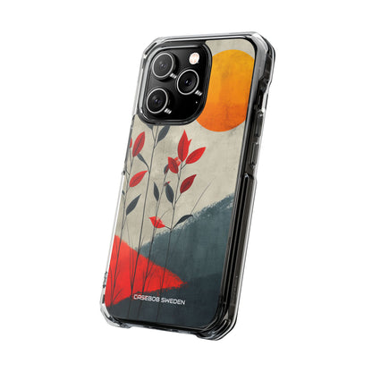 Gray Sunscape - Clear Impact iPhone 14 Phone Case