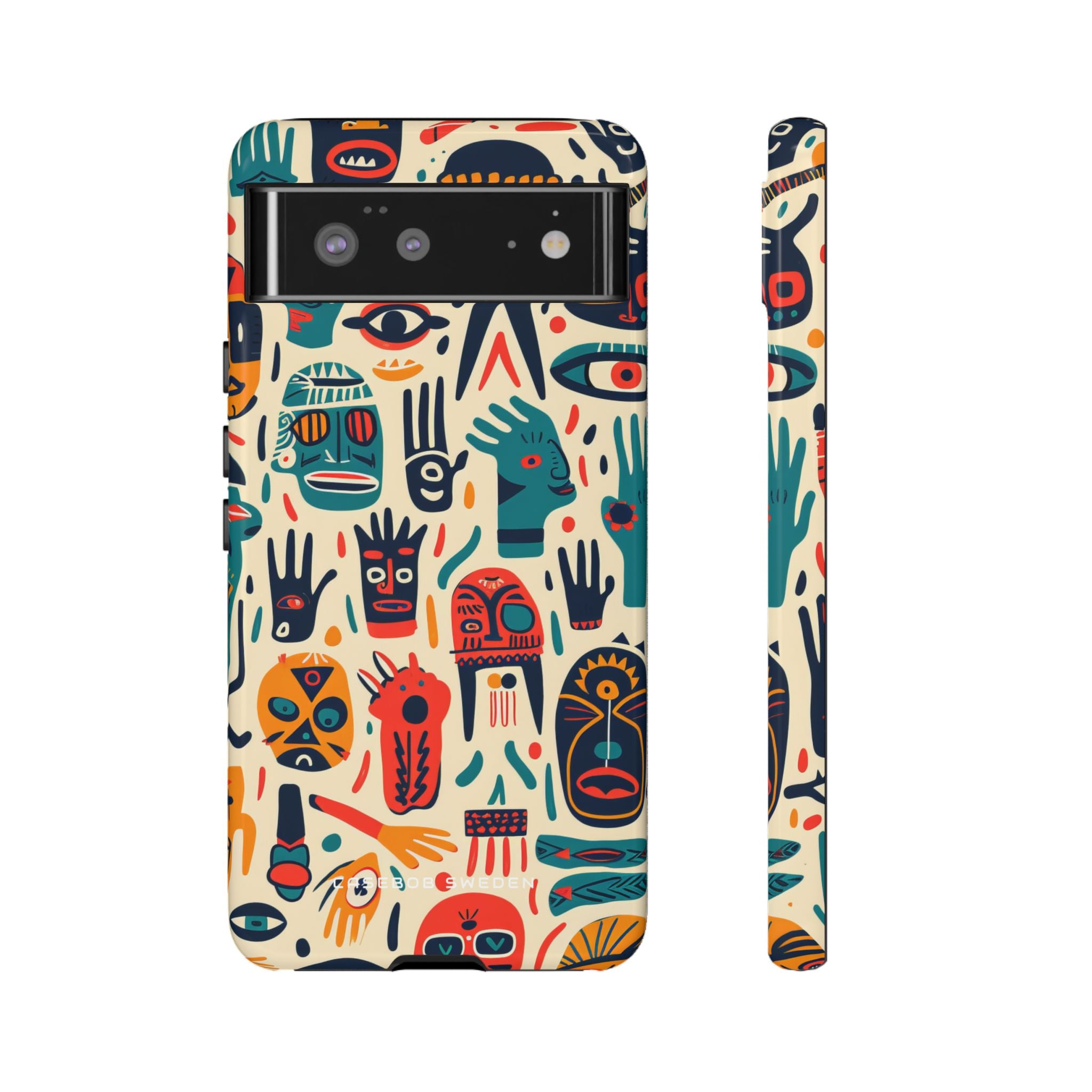 Gradient Tribalscape Vibrance Google Pixel 6 - Tough Phone Case