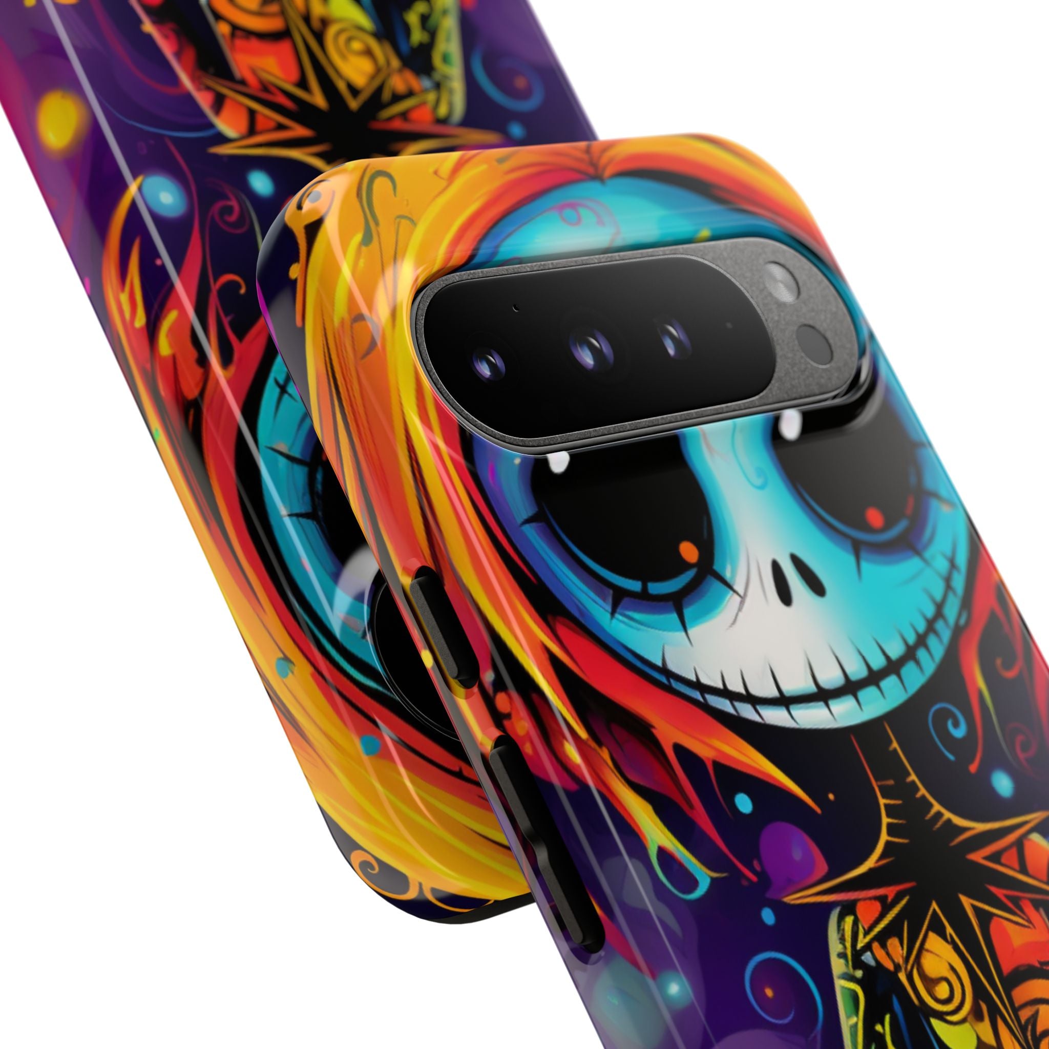 Skeletal Figure Laughs - Google Pixel Case