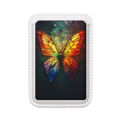 Stained Glass Butterfly Wallet – MagSafe Ready