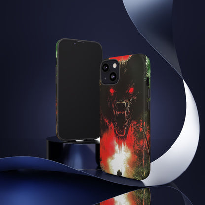 Crimson Wolf iPhone 13 Case - Tough