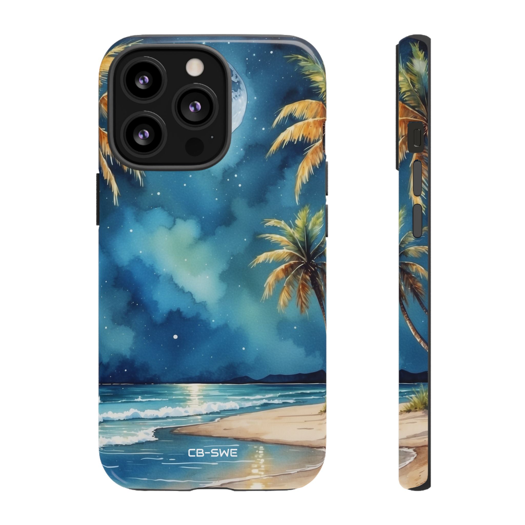 Moonlight Kisses Waves - iPhone Case