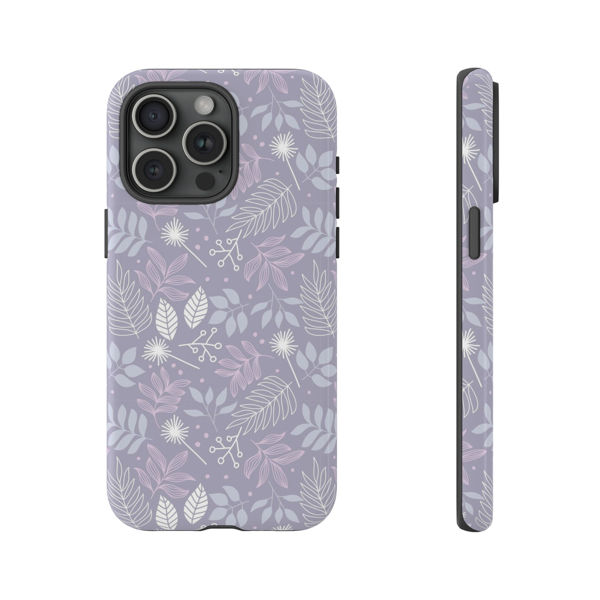 Purple Mona Leaf - Protective Phone Case