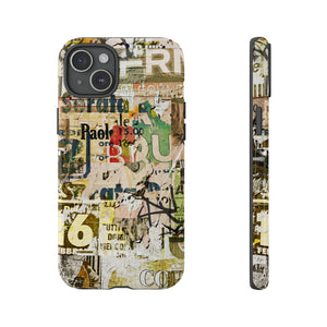 Grunge Vintage Poster - Protective Phone Case