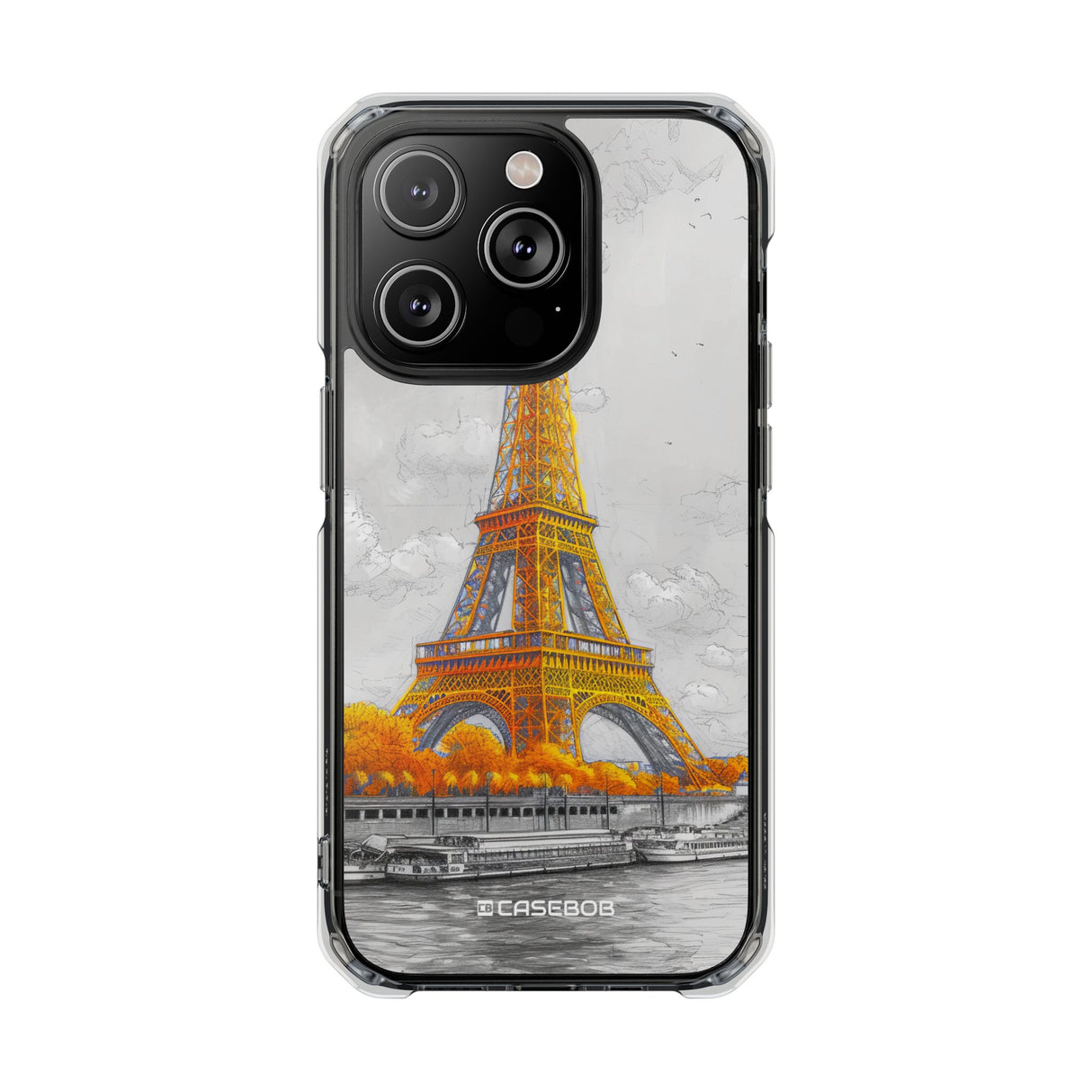 Autumnal Parisian Glow – Handyhülle für iPhone (Clear Impact – Magnetisch)