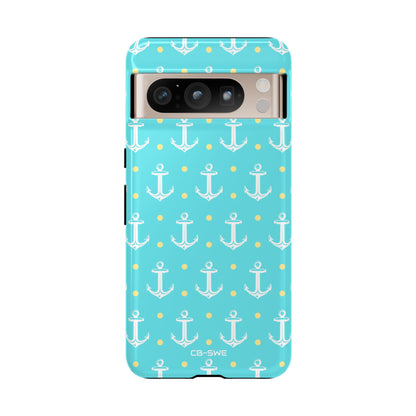 Nautical Anchors & Dots - Google Pixel Case