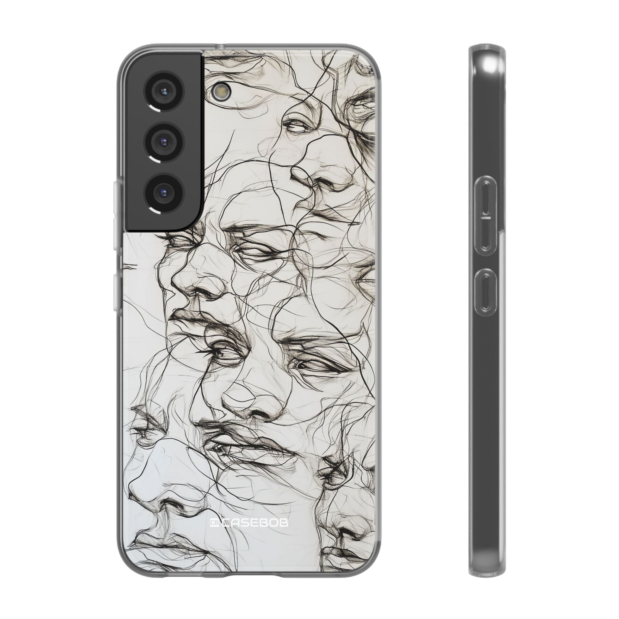 Ethereal Faces | Flexible Phone Case for Samsung Galaxy