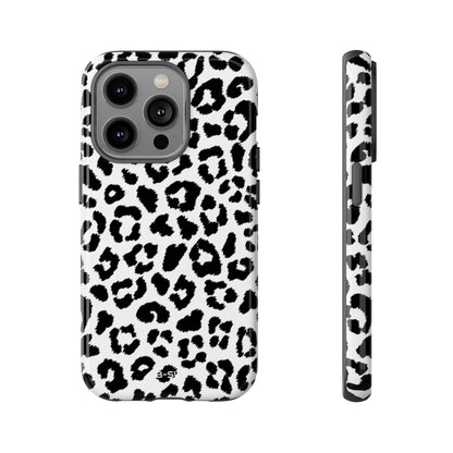 Monochrome Leopard Essence - iPhone Case