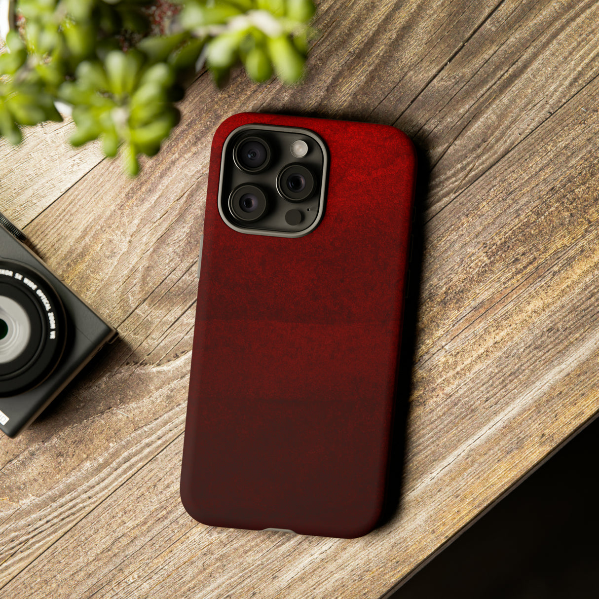 Grunge Red - Protective Phone Case